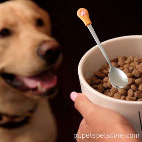 Pet pode capa de comida de gato aço inoxidável durável